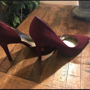 Burgundy heels